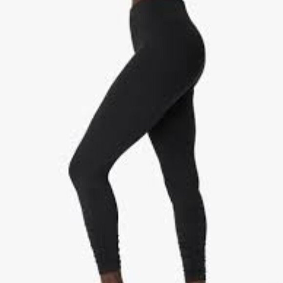 Sweaty Betty Black All Day Ruched Hem 7/8 Gym Leggings M - Picture 1 of 10